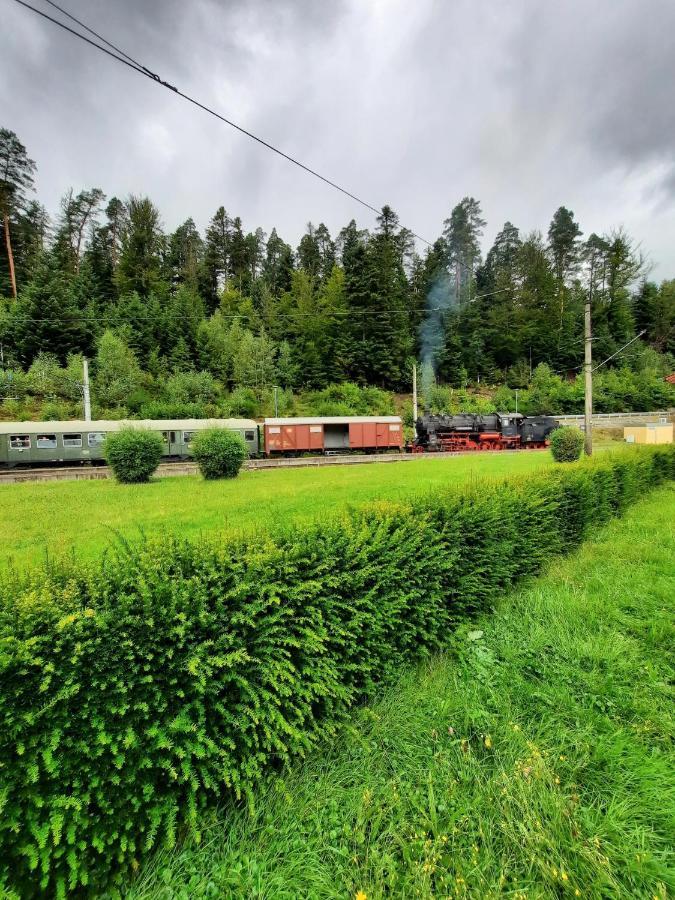 Ferienwohnung Am Wald Bad Herrenalb Buitenkant foto